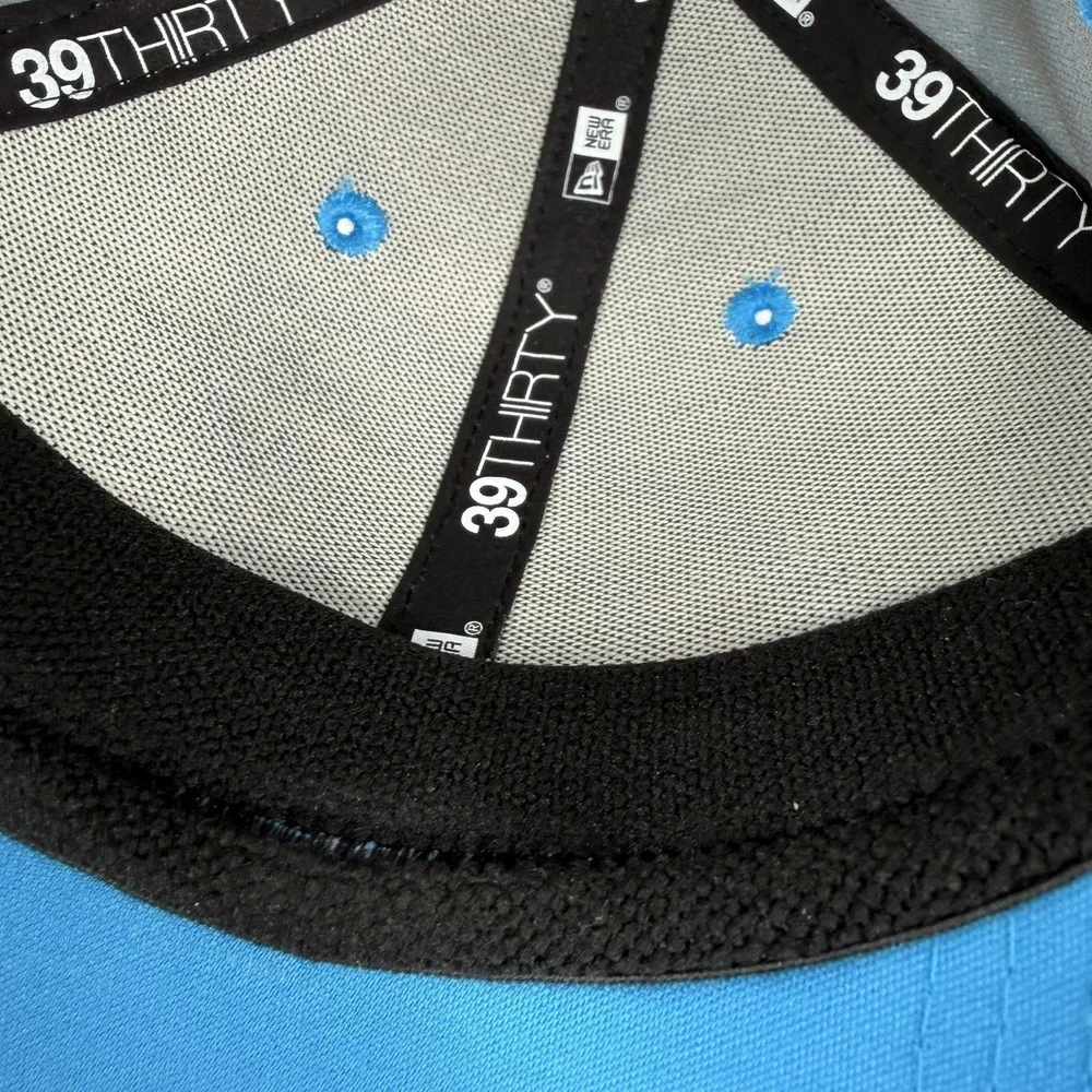 Carolina Panthers Hat Cap Fitted Mens Large Blue NFL Football‎ 39THIRTY M/L